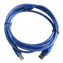 1.5m Printer Cable  USB 2.0 high speed printing line 0 A Male to B Male connector print line 1.5 m 28AWG + 24AWG Gauge High Perf