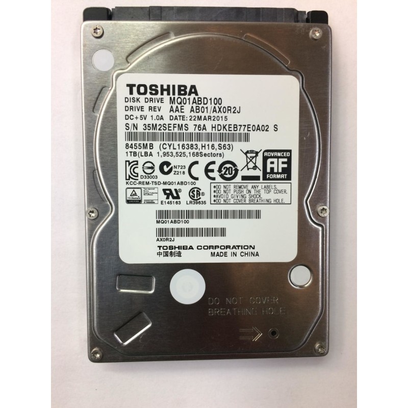 1TB Laptop Hard Disk